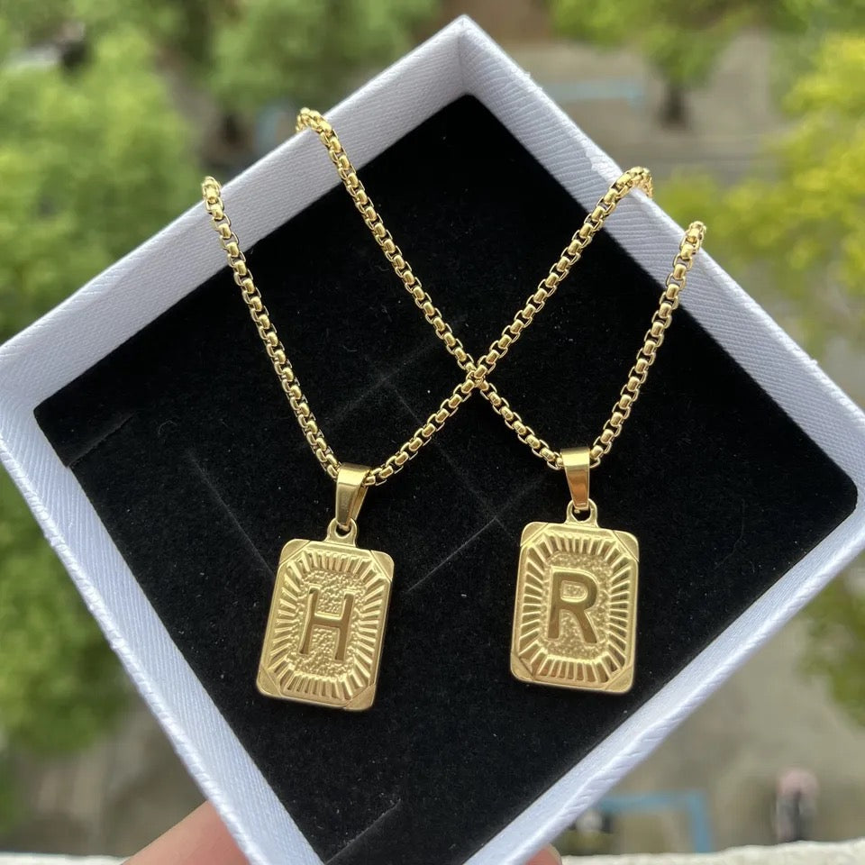 Baby Boys Initial Necklace