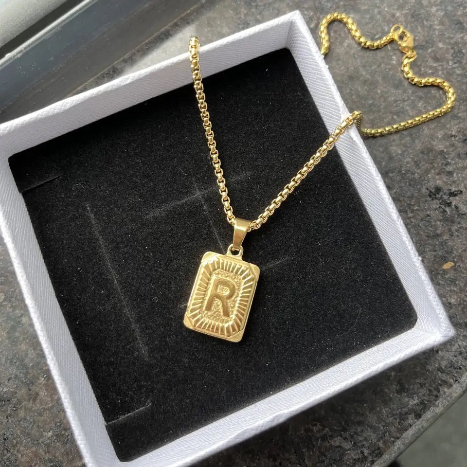 Baby Boys Initial Necklace