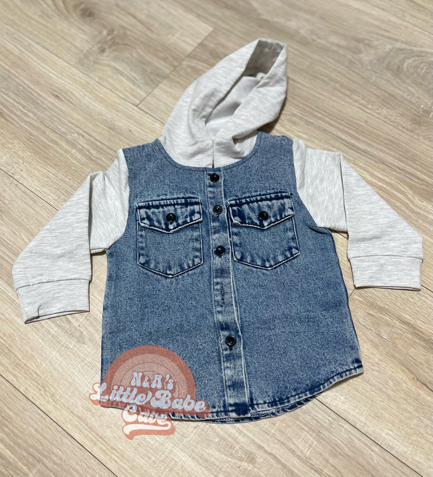 Heather Gray Jean Jacket